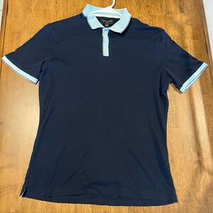 Banana Republic Dress Polo Navy / Baby Blue Size S